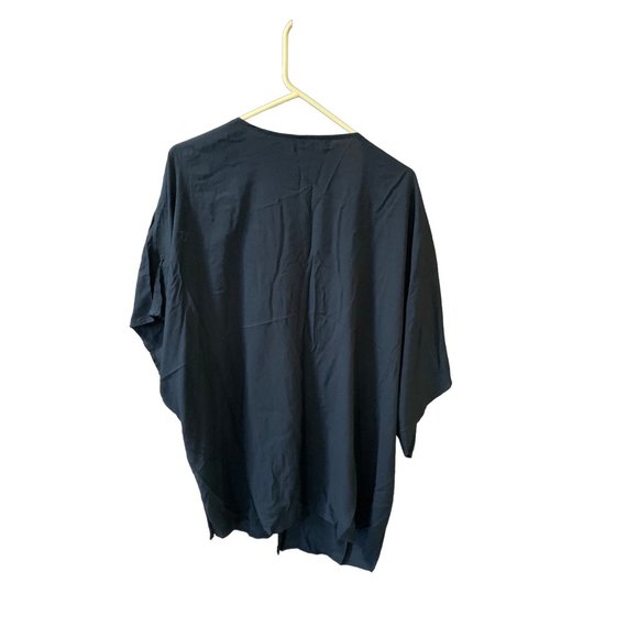 Nine Britton Womens Size XL Oversize Embroidered Jacket Open Front Cardigan Shor - Picture 8 of 13